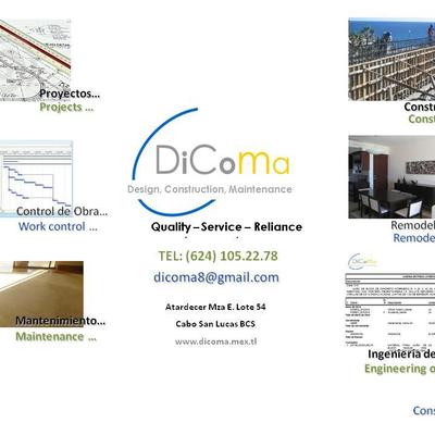 DiComa , Diseño, Construcción y Mantenimiento.