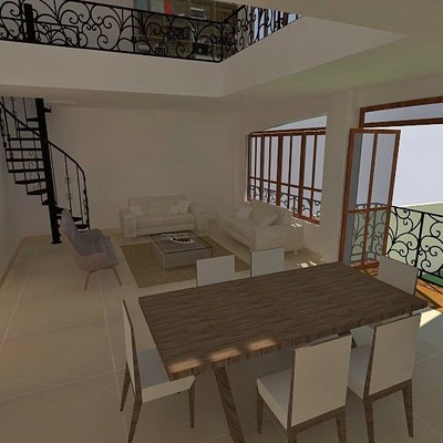 Inteiror sala comedor