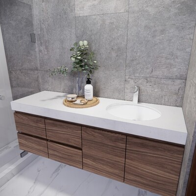 Mueble de baño empotrado