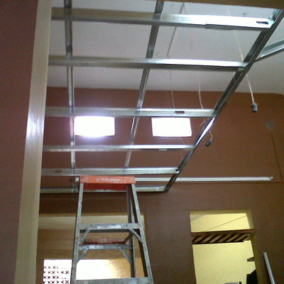 Estucturando  para plafon de tablarroca