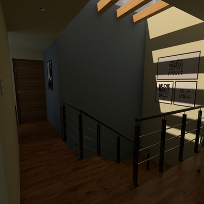 PASILLO PLANTA ALTA DE VIVIENDA