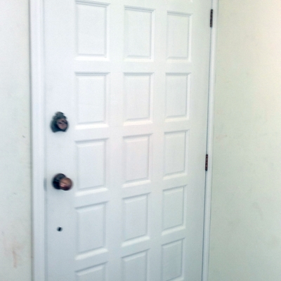 PUERTA DE SEGURIDAD EN ALUMINIO