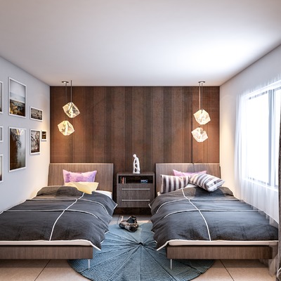 Render Propuesta Recamara Secundaria