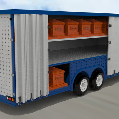 Remolque para feretros