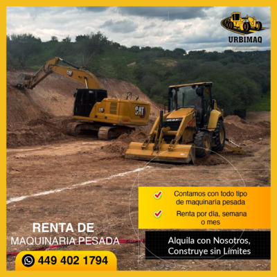 Renta de maquinaria pesada
