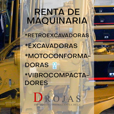 Renta de maquinaria pesada