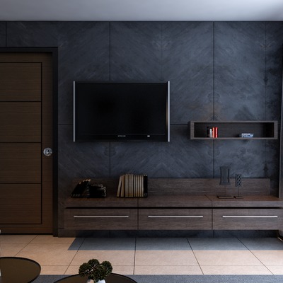 Render  Propuesta sala TV