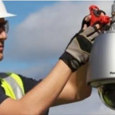 Cámaras de vigilancia.