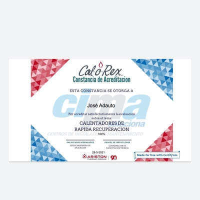 Certificacion de conocimiento