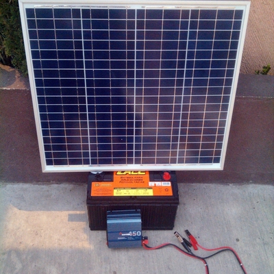 Sistema Solar Aislado, comunidad de bajos recursos.