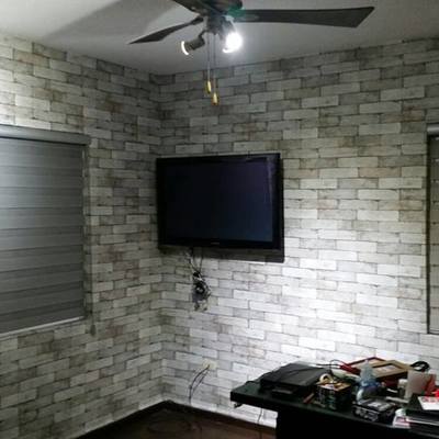 tapiz y persianas antes y despues 