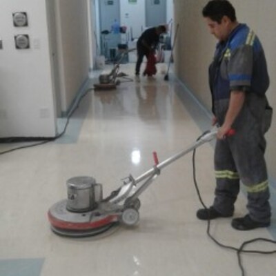 pulido de loseta vinilica