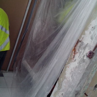 Trabajos de remodelacon en una empresa