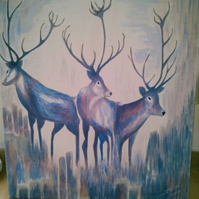 VENADOS EN EL BOSQUE