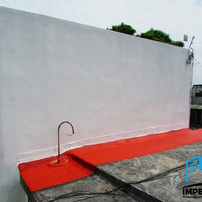 Impermeabilización en muro, tratamiento previo.