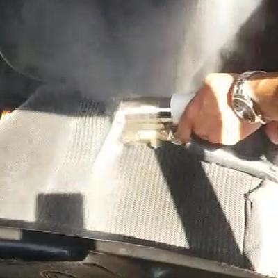 Limpieza de vestiduras con vapor