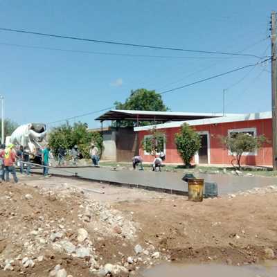 pavimento hidráulico en calle