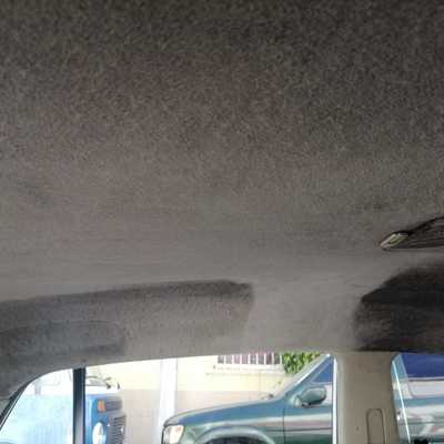 Limpieza de toldos de vehículos con vapor