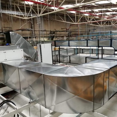 Fabricación e instalción de ductos.