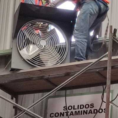 INSTALACION DE EXTRACTOR DE MURO