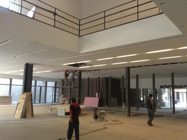 Trabajos de tablaroca. Museo de Cineteca Nacional.