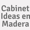 Cabinet Ideas En Madera