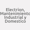 Electrion, Mantenimiento Industrial y Domestico