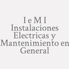 I E M I Instalaciones Electricas Y Mantenimiento En General