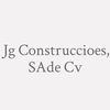 Jg Construccioes, S.a. De C.v.
