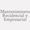 Mantenimiento Recidencial Y Empresarial