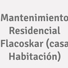 Mantenimiento Residencial Flacoskar (casa Habitación)