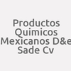 Productos Quimicos Mexicanos D&e SAde Cv