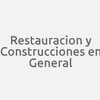 Restauracion y Construcciones en General