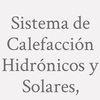 Sistema de Calefacción Hidrónicos y Solares,