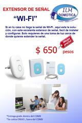 Extensor de señal WI-FI inalambrico