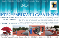 IMPERMEABILIZA TU CASA CON PROFESIONALES!