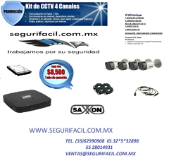 Kit de 4 y 8 cámaras con el 15℅ de descuento 