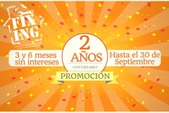 Promoción de aniversario