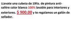 Promoción de pintura