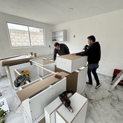 Diseño, fabricación e instalación de cocina integral en casa habitación en Tulancingo, Hidalgo.