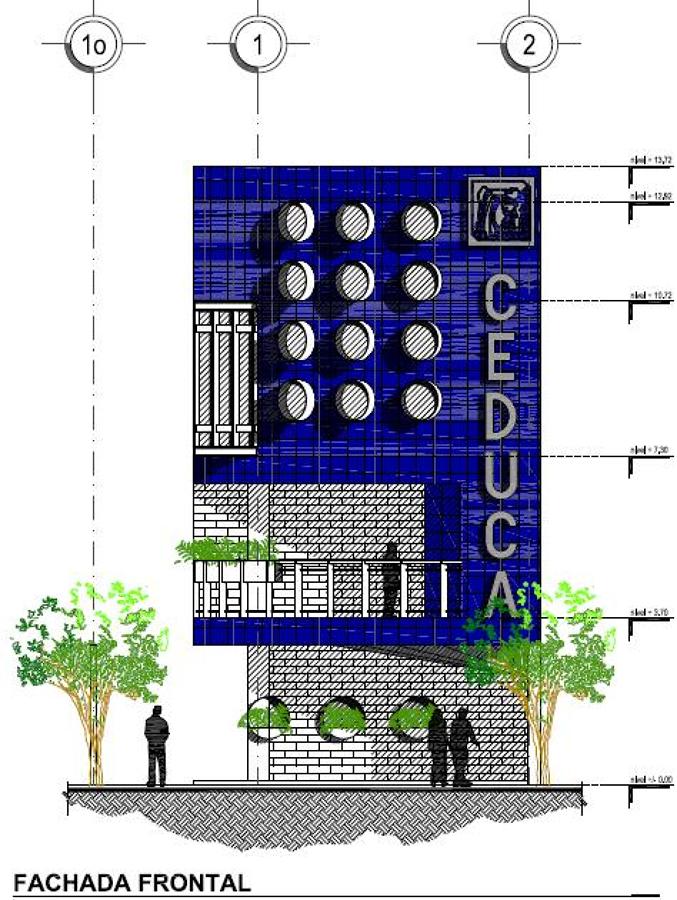 ALZADO FACHADA- PROYECTO