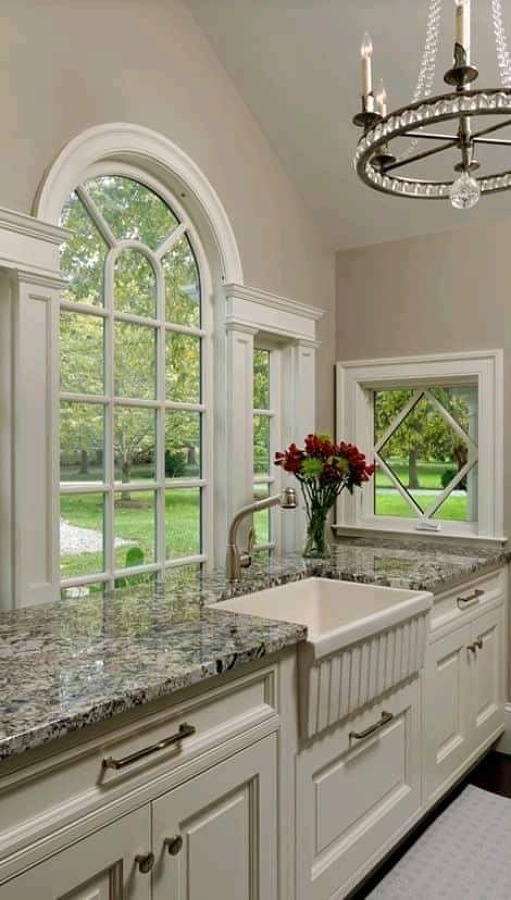 Cocina en mármol de granito