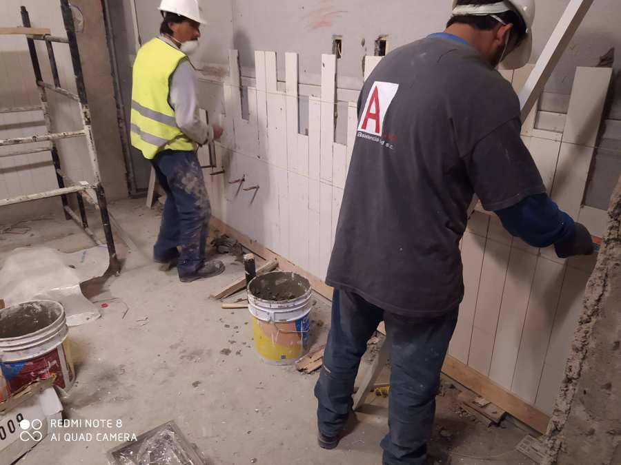 Colocación de loseta