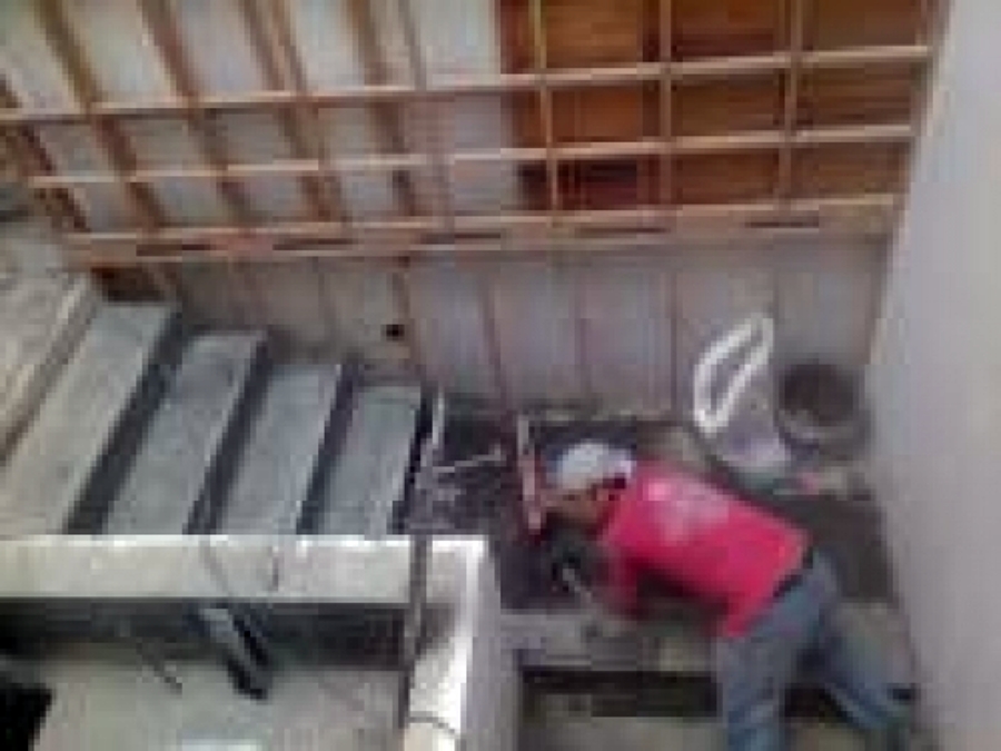 Colocación de recinto.