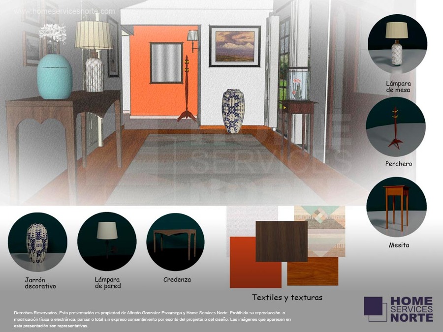 Diseño interior | Recibidor