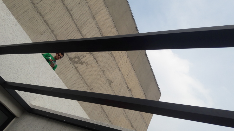 Estructura de aluminio para pergola fija en el lugar