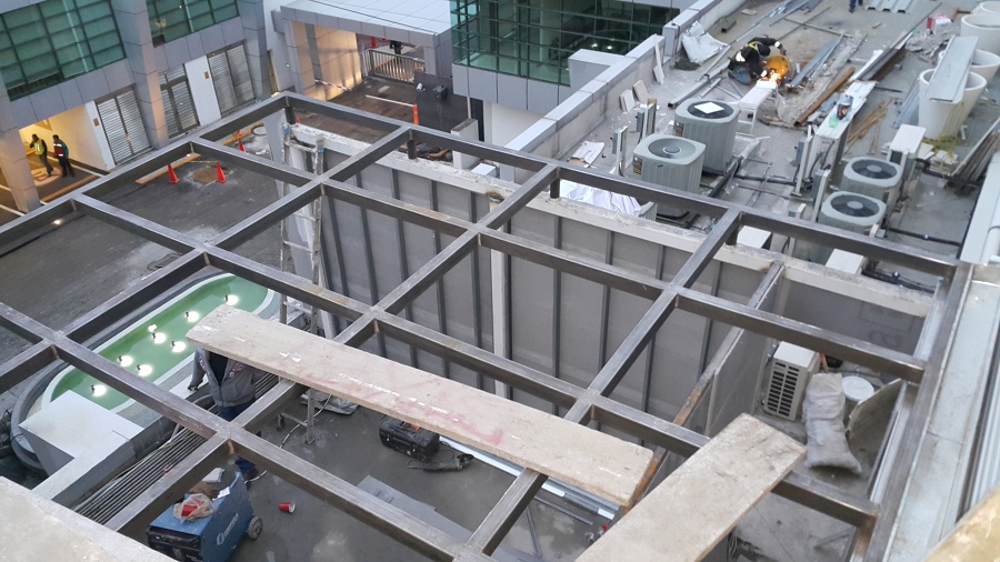 Estructura de PTR Para domo de Cristal