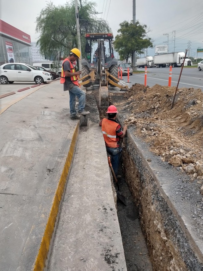 Excavacion e instalacion de tuberia