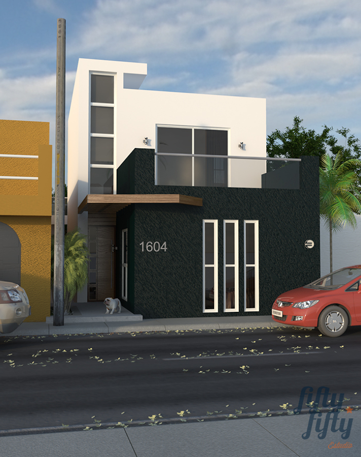 Fachada principal día