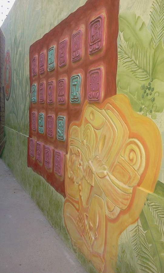 Mural Maya Detalles